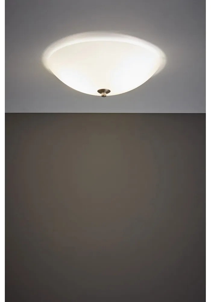 Бяло осветително тяло за таван със стъклен абажур ø 35 cm Polar – Markslöjd