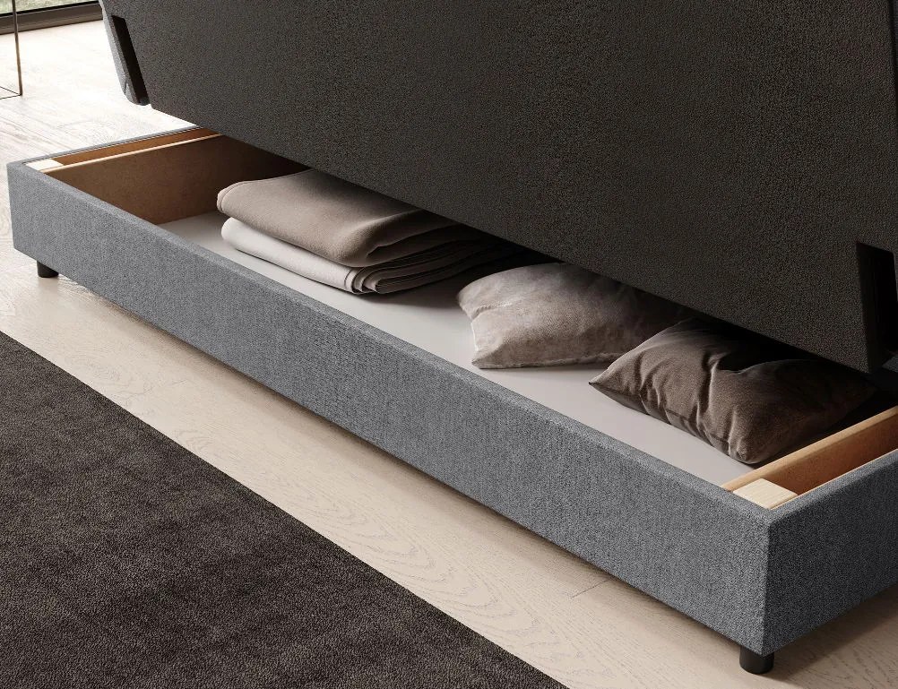 Разтегателен диван Selenia-Тъмно Сив