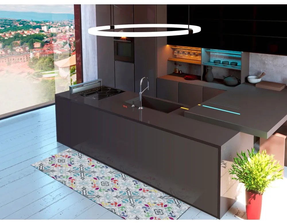 Синя пътека подходяща за пране 52x200 cm Ricci Valentina – Universal