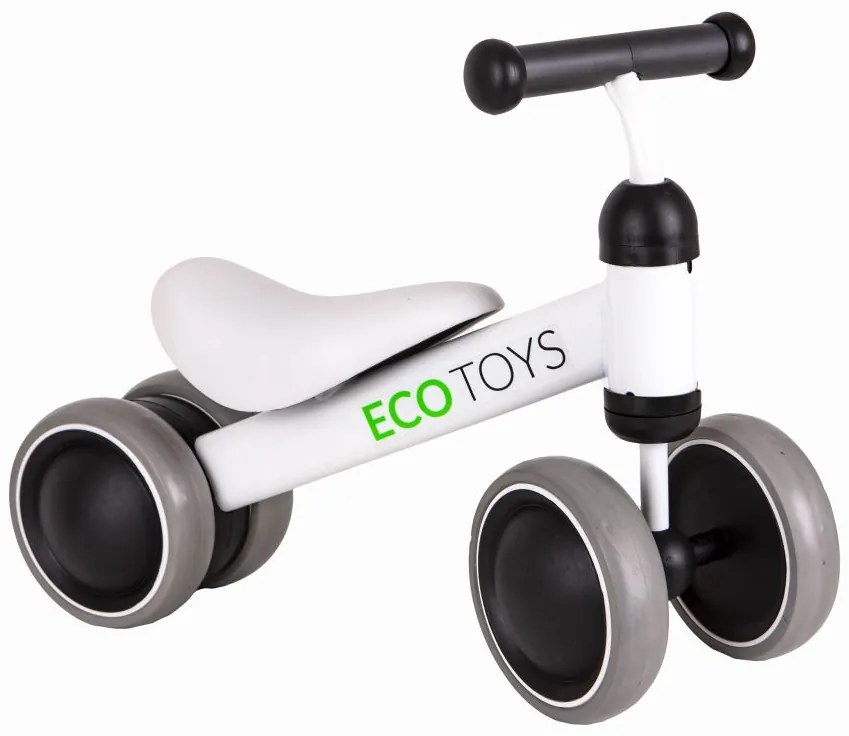 Детски велосипед в бяло ECOTOYS