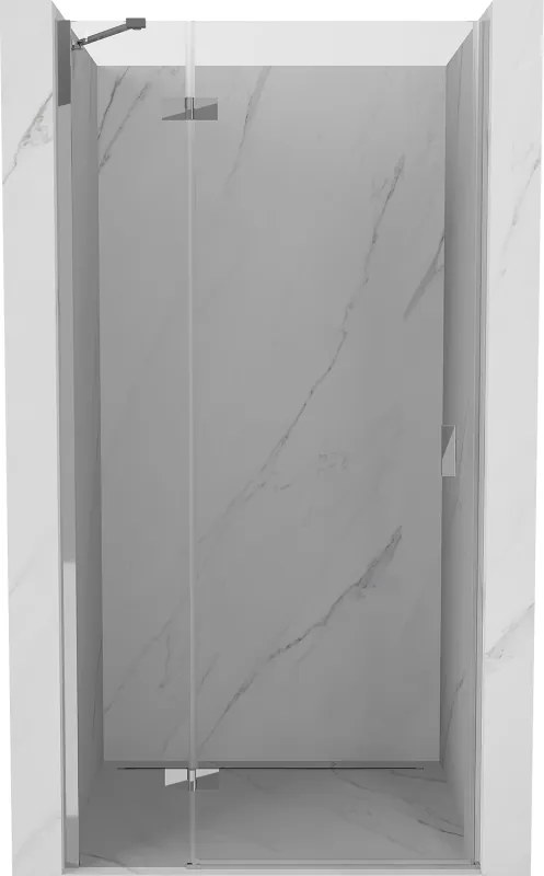 Mexen Mist-H лява отваряема душ врата 75 cm, прозрачна, хром - 8A5-075-000-01-00-L