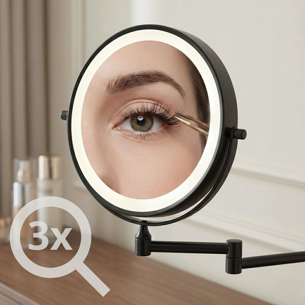 Огледало LED Glow Black