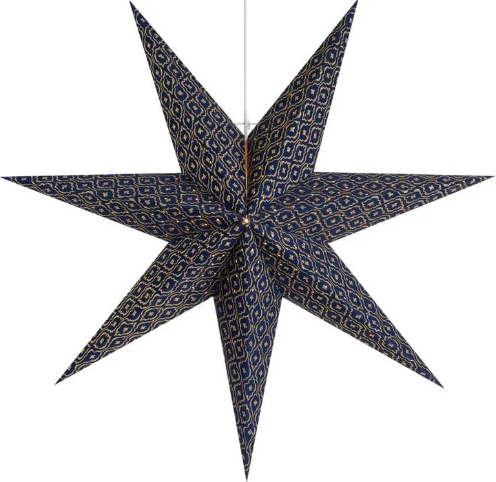 Тъмносиня висяща коледна светлинна украса Baroque – Markslöjd