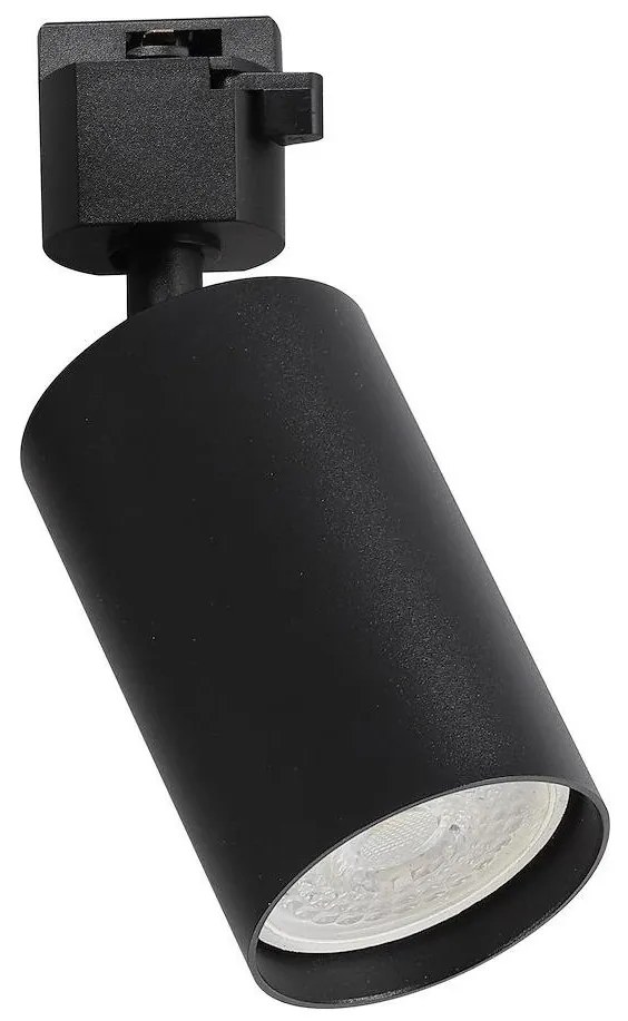 Точково осветително тяло за еднофазна шинна система TIGER 1xGU10/10W/230V черно