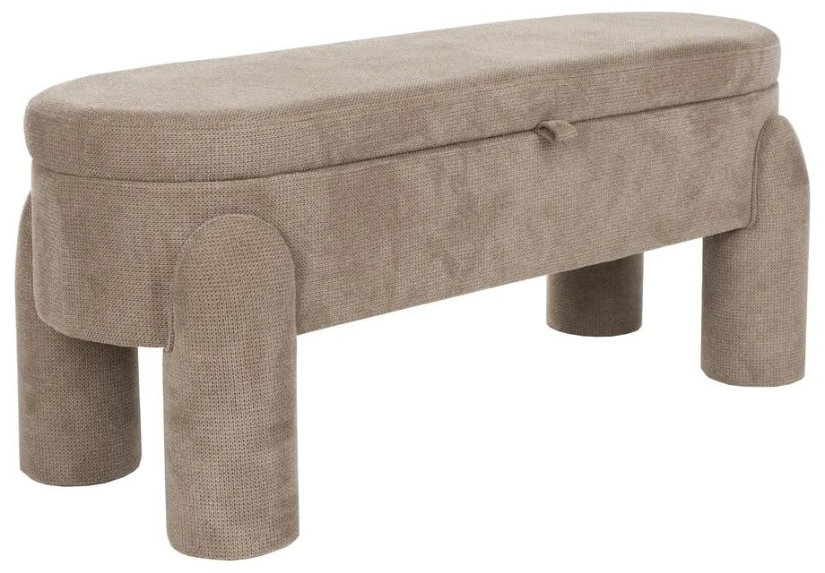 Светлокафява пейка Orly – White Label