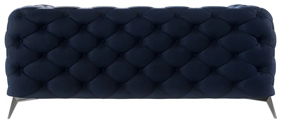 Тъмносин кадифен диван 185 cm Chelsea – Ropez