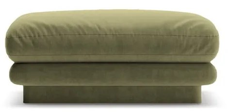 Светлозелена кадифена табуретка Torino – Micadoni