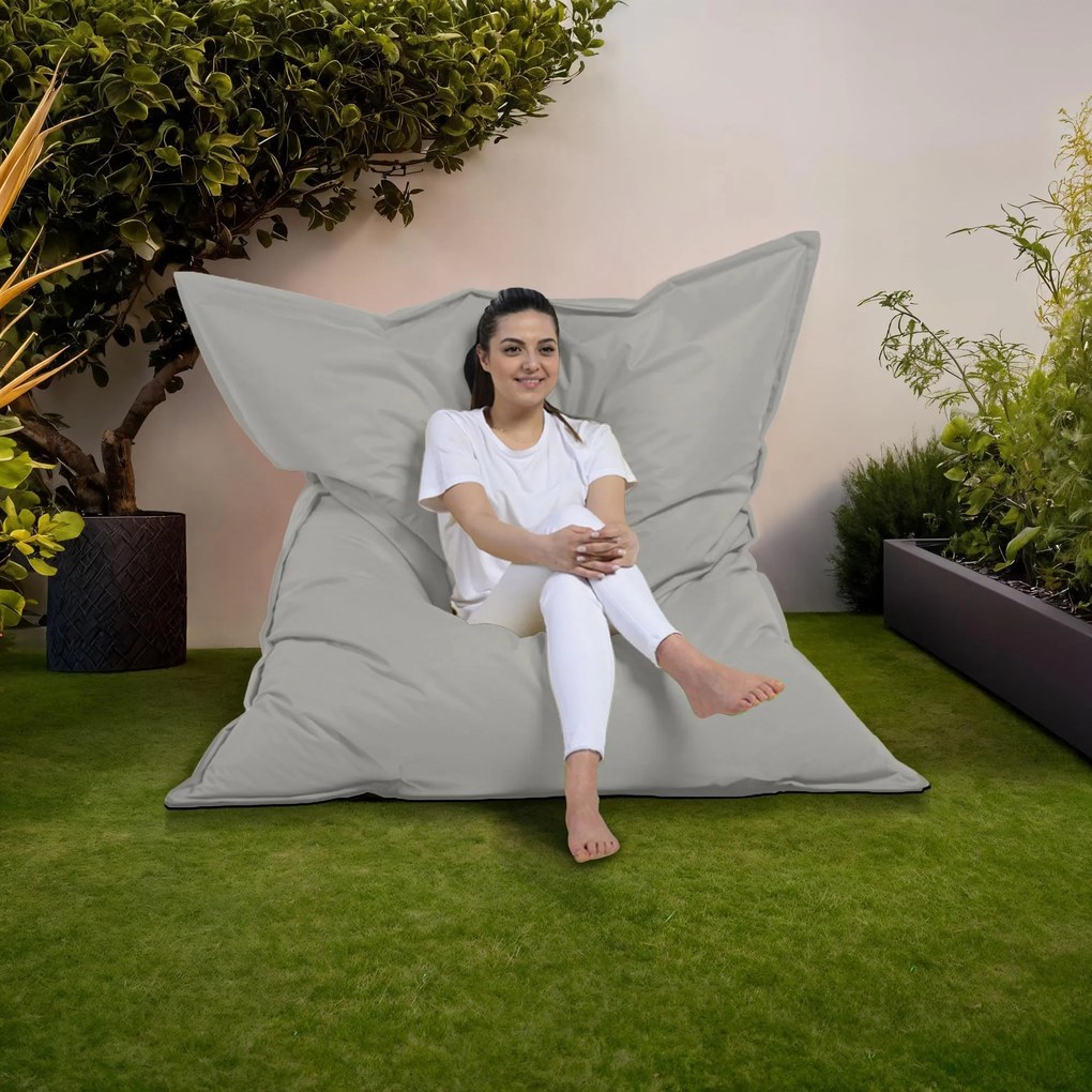 Градински пуф Giant Cushion 140x180, цвят Сив