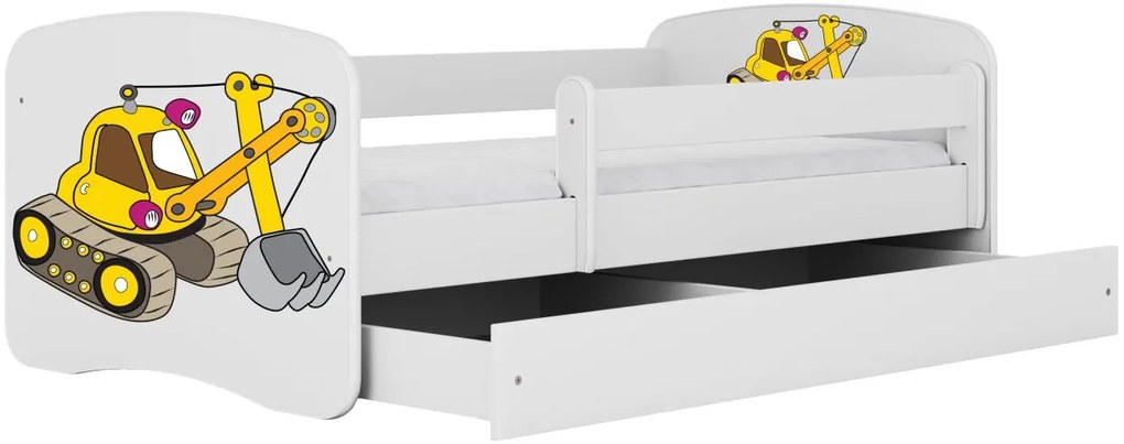 Παιδικό κρεβάτι Babydreams Cartoon-Leuko-160 x 80-Digger