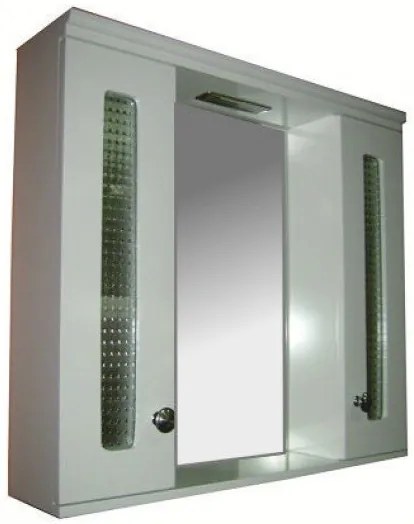 Огледален PVC шкаф ICMC 1045 60 с LED осветление, 60x13x55см