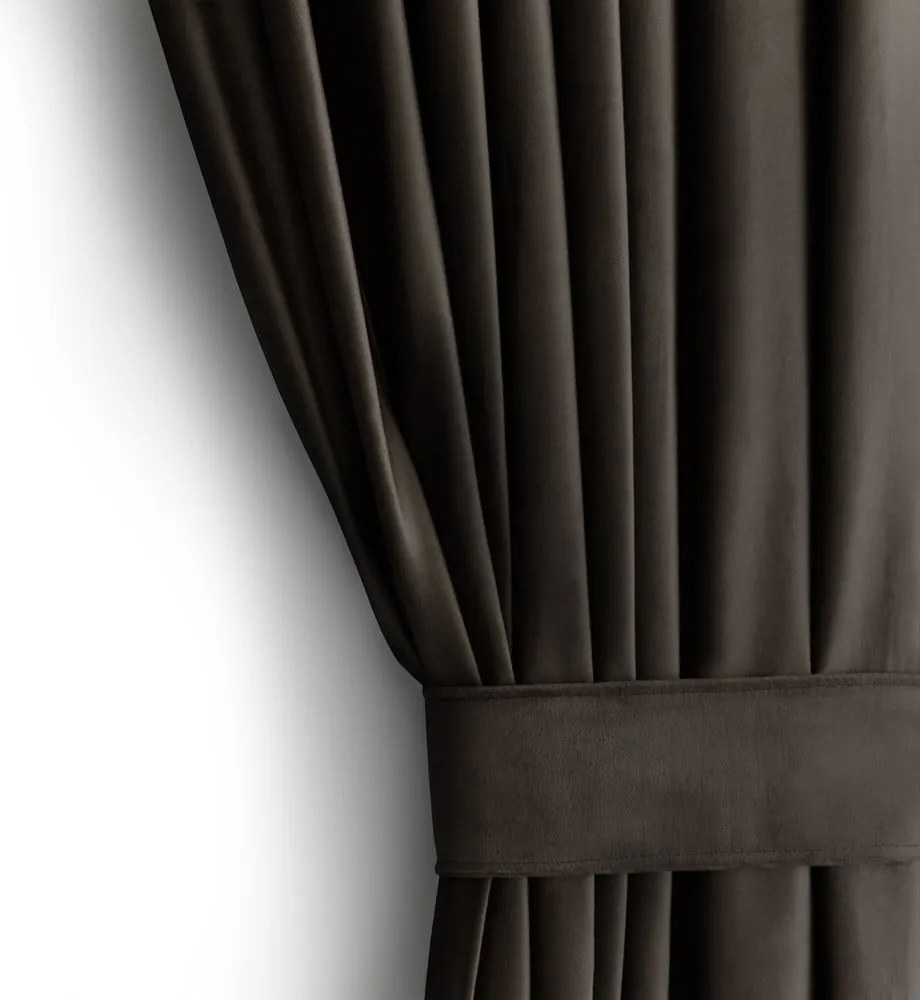 Кафяво затъмняващо перде 140x270 cm – Restilo