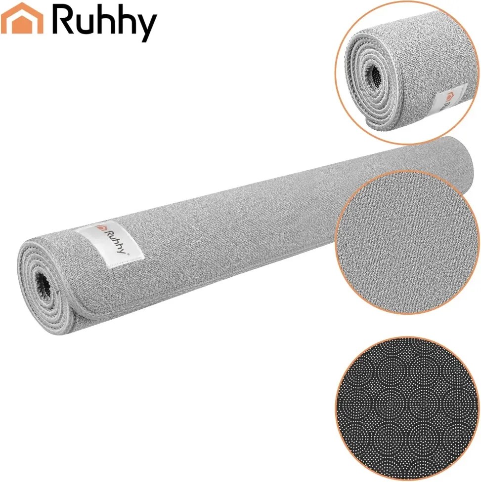 Защитна, неплъзгаща се подложка под стол – сива Šírka: 80 cm | Dĺžka: 120 cm