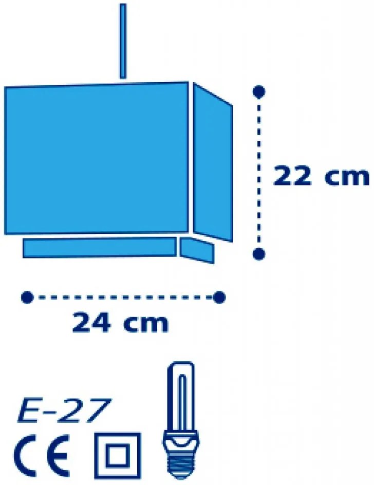 Покривна лампа Ango Moon-Light blue