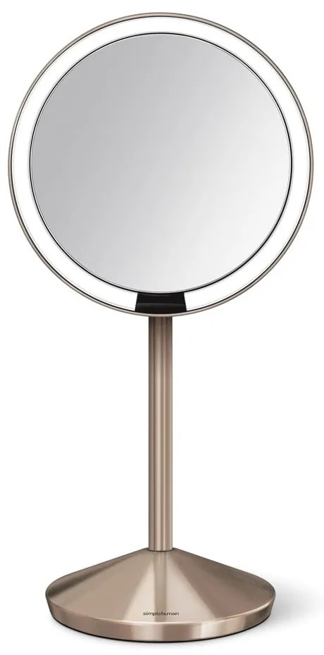 Козметично огледало със светлина/увеличително (10x) ø 12 cm Travel – simplehuman