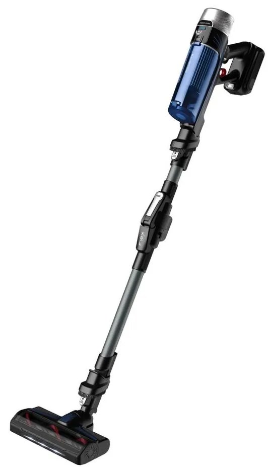 Rowenta - Пръчковидна прахосмукачка X-FORCE FLEX ANIMAL AQUA AUTO 4в1 250W/230V черен/син