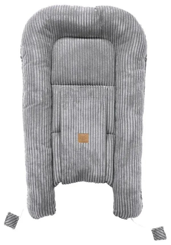 Сиво гнездо за бебе 55x83 cm – Meowbaby