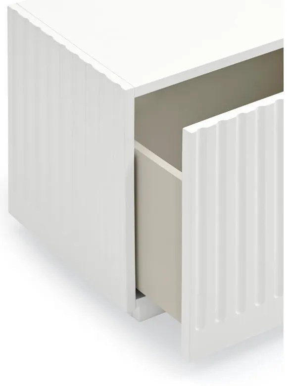 Бяло нощно шкафче Doric - Teulat