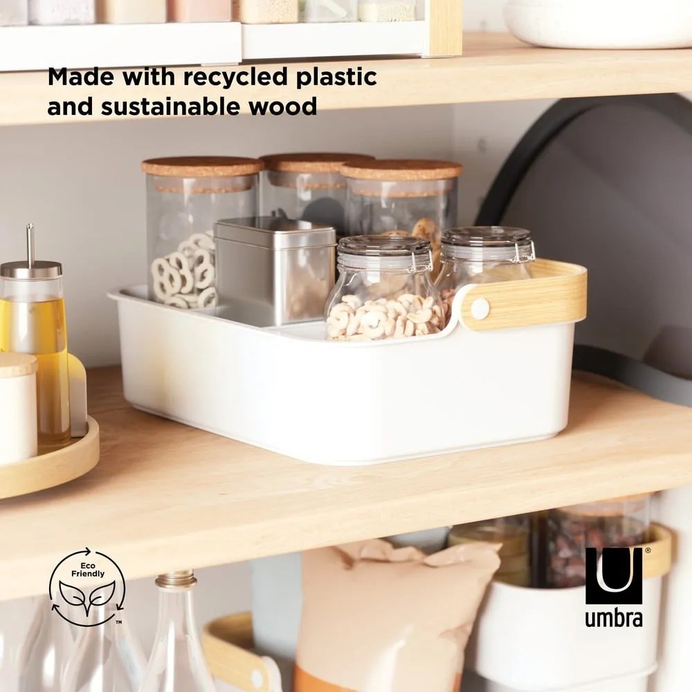 Бял пластмасов органайзер за баня Bellwood - Umbra