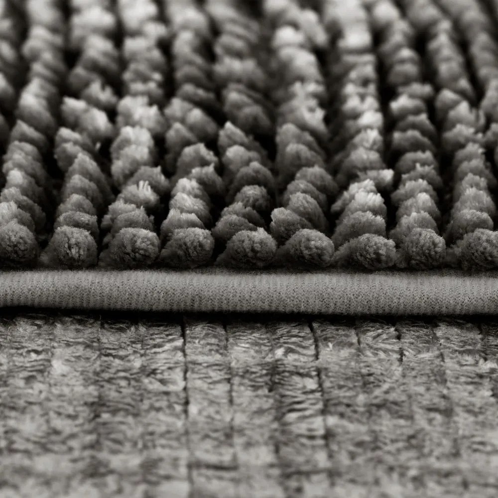 Тъмносиви килими за баня в комплект 2 бр. WC 80x50 cm Bati – Restilo