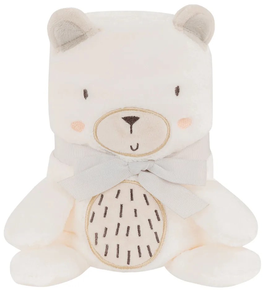 KIKKA BOO Бебешко одеяло с 3D бродерия MY TEDDY