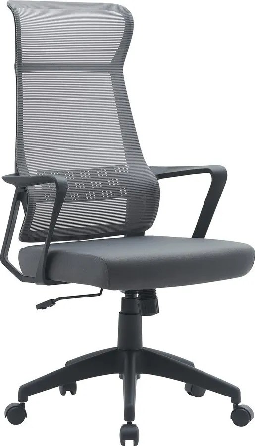 Сив тапициран офис стол Hoboken – Yes Everyday