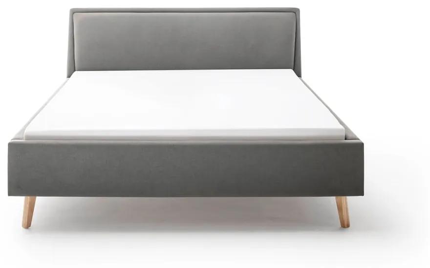Светлосиво двойно легло , 160 x 200 cm Frieda - Meise Möbel