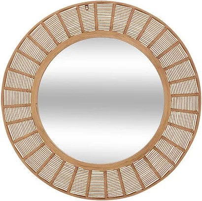 Огледало atmosphera Zelie, Бамбук, Ø91 cm