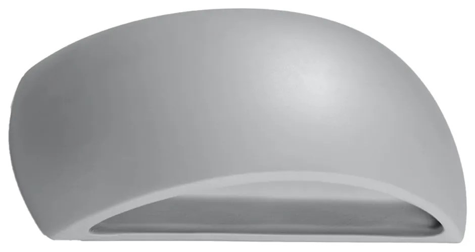 Сива керамична стенна лампа Palermo - Sollux