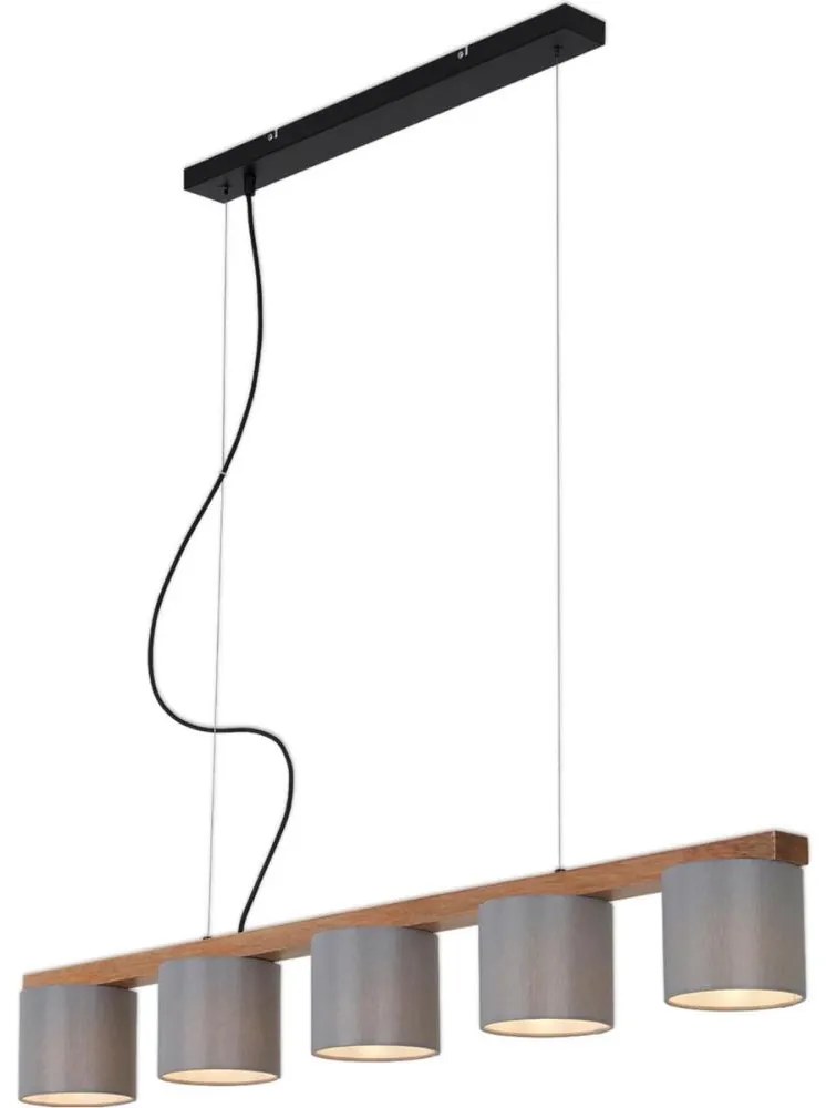 Briloner 4075-054 - Полилей на кабел 5xE14/25W/230V