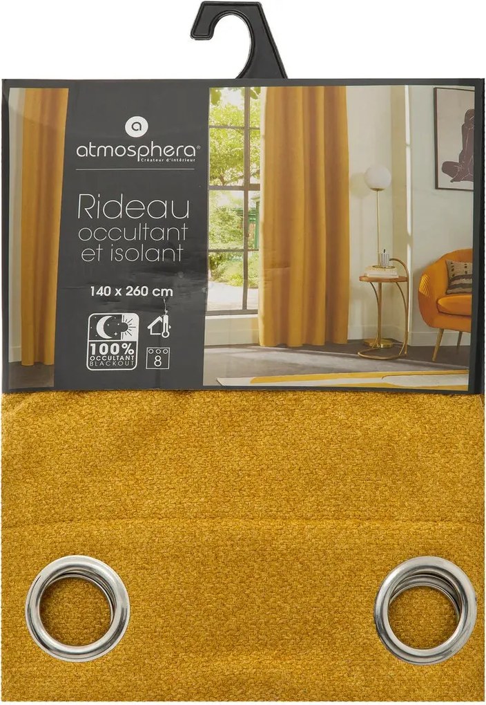 Термо блекаут завеса atmosphera, 140x260 cm - Син