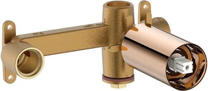 Вградено тяло за смесител, за умивалник, Ona, розово злато