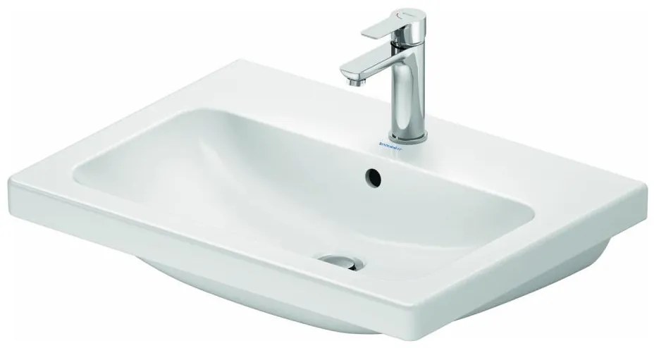 Duravit 23996500002 - Конзолна мивка D-CODE 65x48 см керамика/глянцово бяла