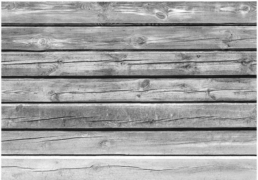 Самозалепващ се фототапет - Old Barn Wood - 196x140