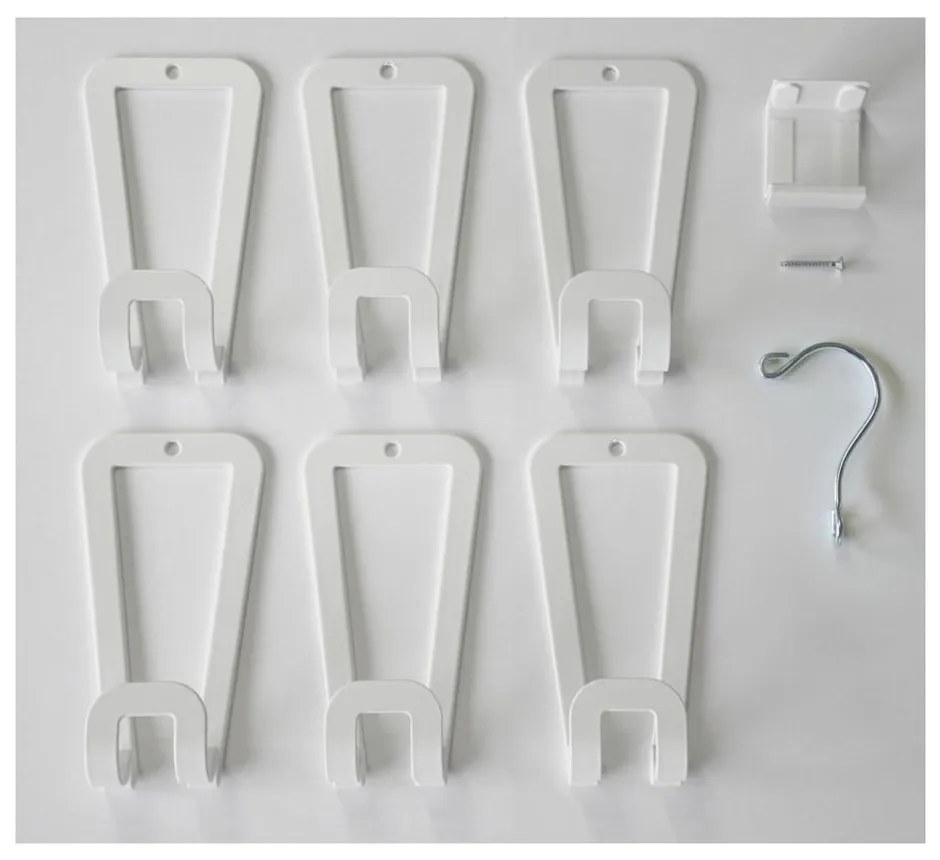 Бяла закачалка за чанти Kanazawa с 6 куки Joint - YAMAZAKI