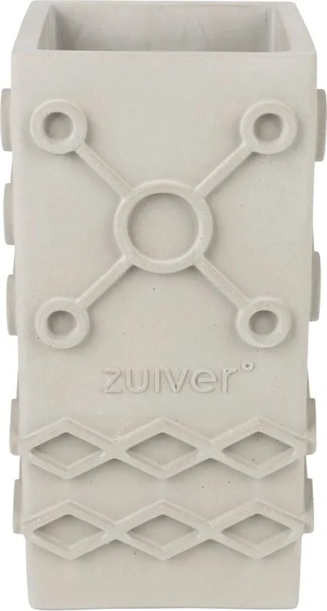 Светлосива бетонна ваза Graphic - Zuiver