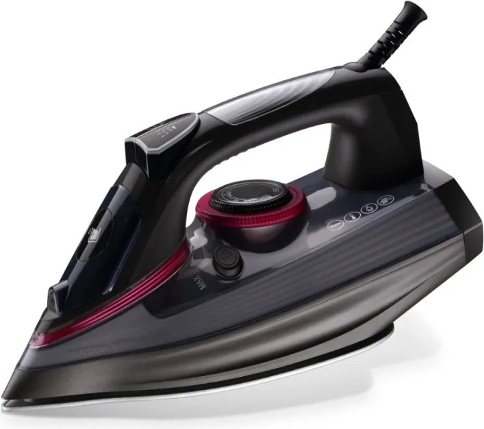 Разопакован: Ютия Voltz V51050D, 2600W, Сухо гладене, Керамично покритие, Самопочистване, Черен