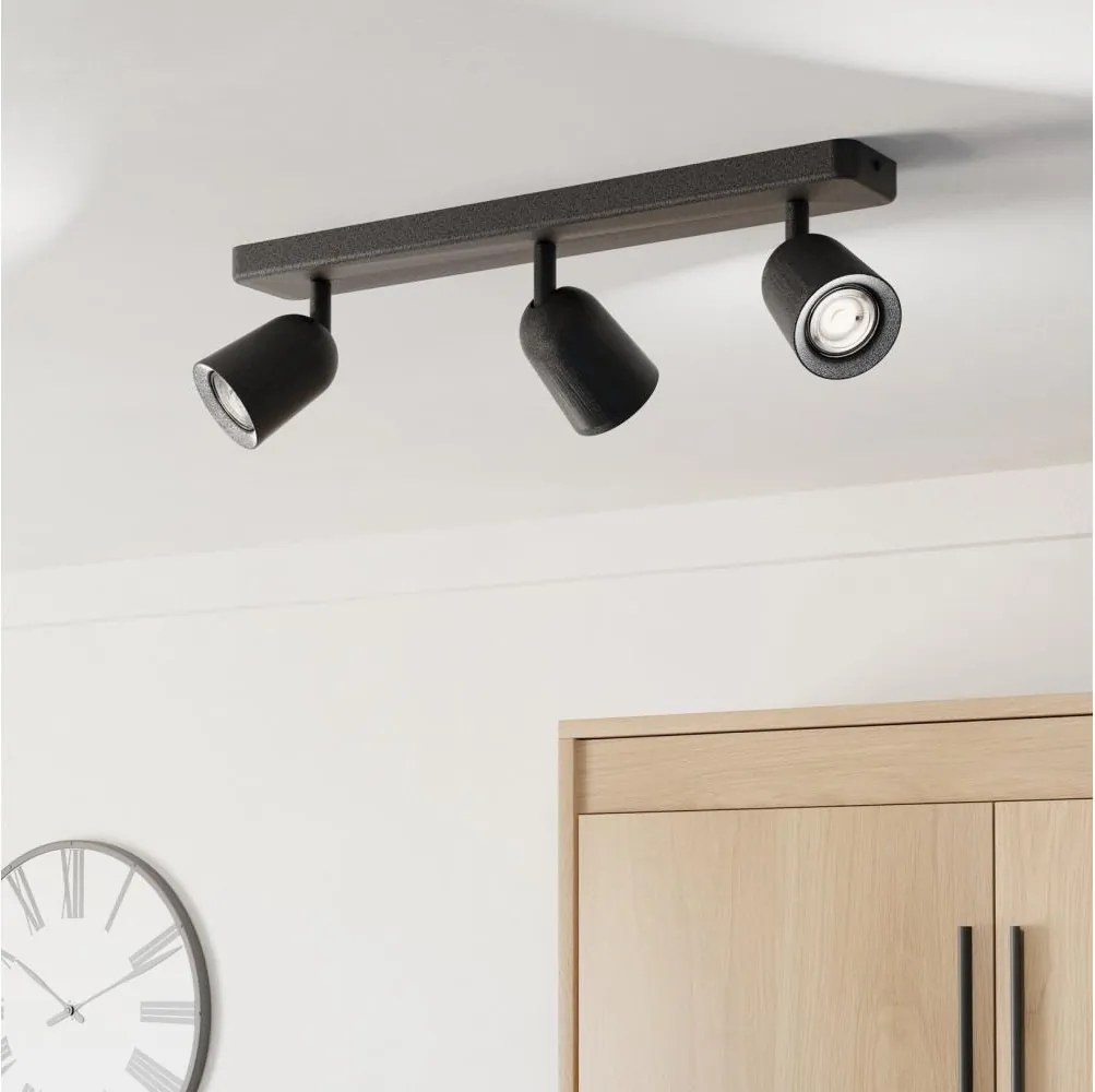 Eglo 901954 - Спот CAMALDOLI 3xGU10/10W/230V черен