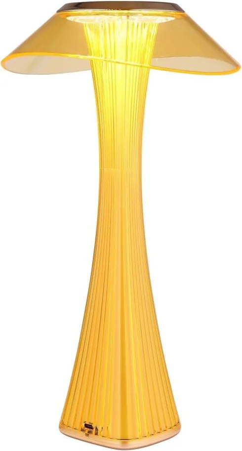 Globo 21025A-LED Димируема презареждаема настолна лампа AMBRA LED/2,5W/3,7V 2700K/4500K/6500K златиста