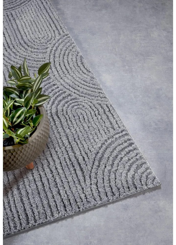 Сива пътека 80x240 cm Chappe Light Grey – Elle Decoration