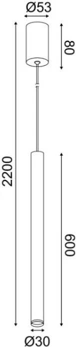 Светлина за окачване LED Fino-Mauro