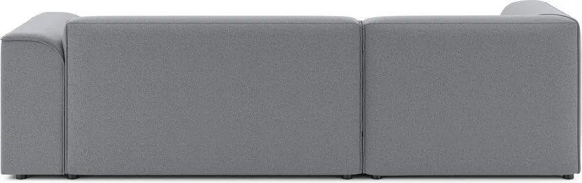 Светлосив ъглов диван (ляв ъгъл) Merid – Ropez