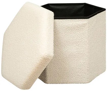 Пуф със съхранение atmosphera Jako, Букле, Сгъваем - Каки