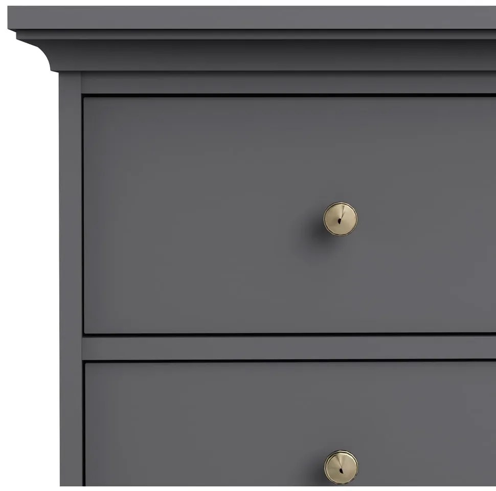 Сив нисък скрин 183x87 cm Paris – Tvilum