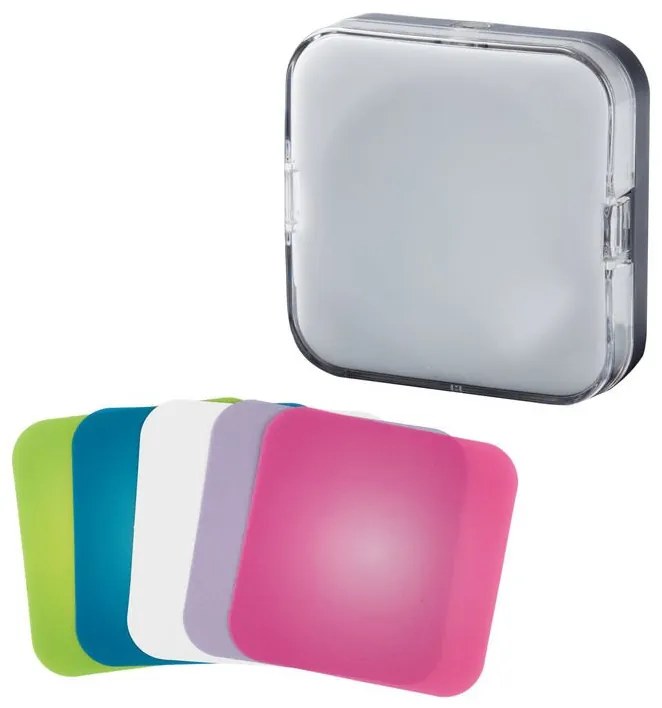 Legrand 050673  Нощна LED лампа за контакт 8.6X8.6 см със сензор за светлина - 050673