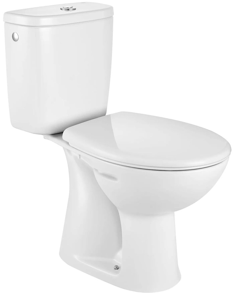 Тоалетна чиния за моноблок, Roca, A34S190000, вертикално оттичане, 37x64.5x75.5см