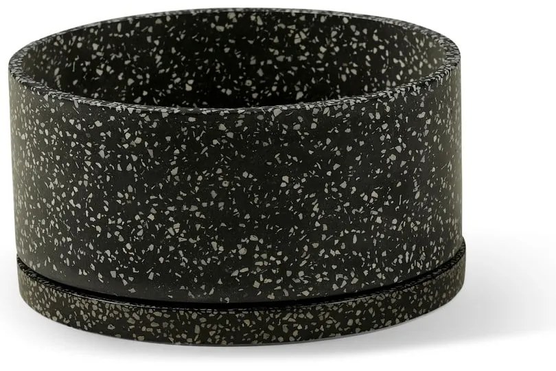 Комплект от две тъмно сиви саксии Terrazzo - Bonami Selection