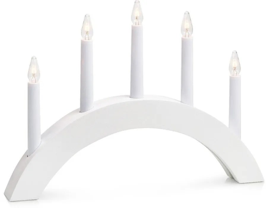 Бял свещник, дължина 40 cm Atle - Markslöjd