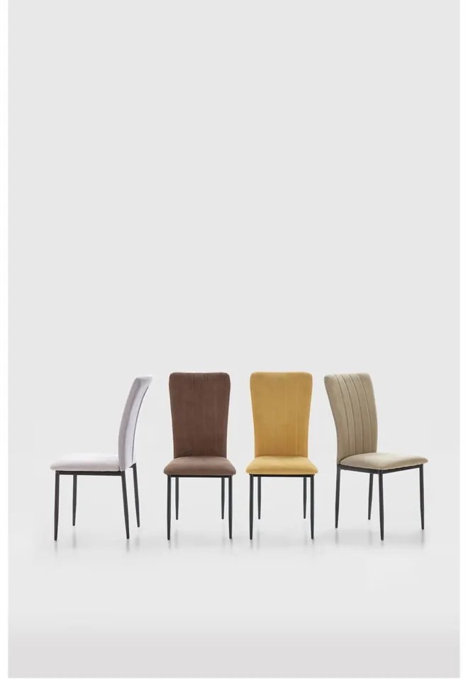 Каки трапезни столове в комплект от 4 бр. Holly – Marckeric