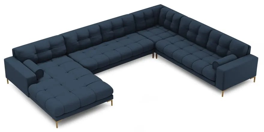 Син ъглов диван (десен ъгъл) Bali – Cosmopolitan Design