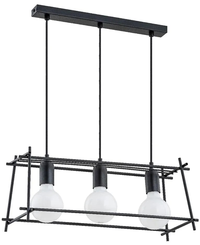 Пендел NETI 3xE27/15W/230V черен